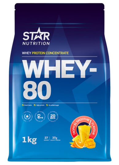 Whey-80 Myseprotein 1 kg