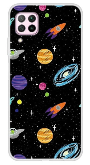 INCOVER Huawei P40 Lite Fleksibel Plast Deksel - Romskip