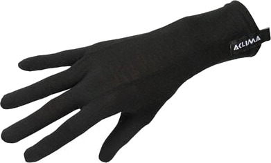 Aclima HotWool Liner Gloves Jet Black (#101010) Dame S/7