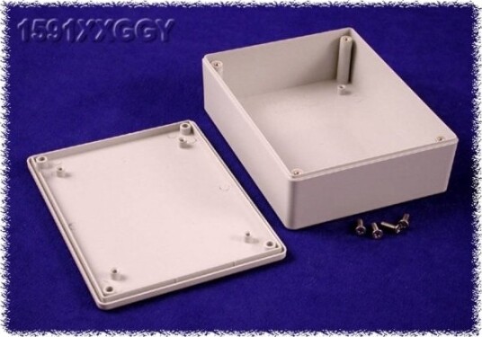 Hammond Electronics 1591XXGGY 121 × 94 × 34 mm ABS Grå Kabinett