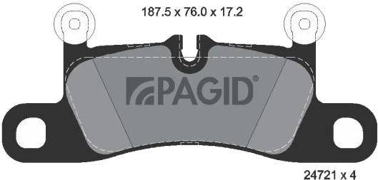 PAGID T1937N Bremseklosser