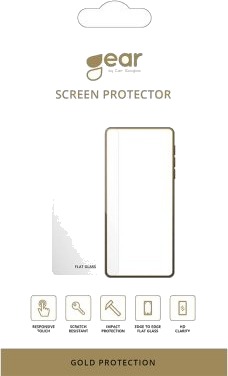 Gear 2.5D Skjermbeskytter for iPhone 14 - Transparent Glass, Case Friendly Gear 2.5D Skjermbeskytter for iPhone 14 - Transparent Glass, Case Friendly