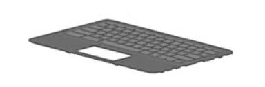 HP SPS-TOP COVER W/KB ISK TP SR