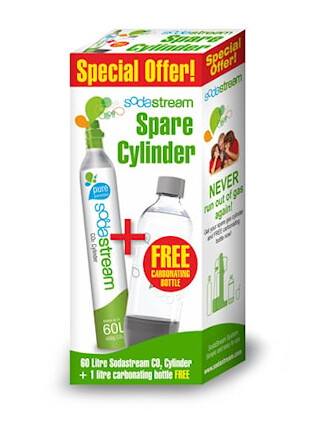 SodaStream Gasspatron 60L + PET-flaske 1 L SodaStream Gasspatron 60L + PET-flaske 1 L