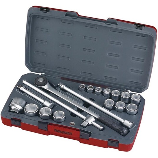 Teng Tools T3418-6 Pipenøkkelsett 18 deler, Håndverktøy Teng Tools T3418-6 Pipenøkkelsett 18 deler, Håndverktøy