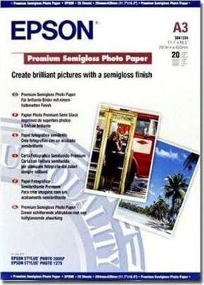 Epson A3 Semi-Gloss Premium Photo Paper Epson A3 Semi-Gloss Premium Photo Paper