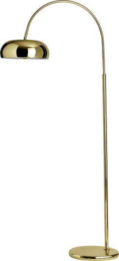 Deco Disco Gulvlampe Messing