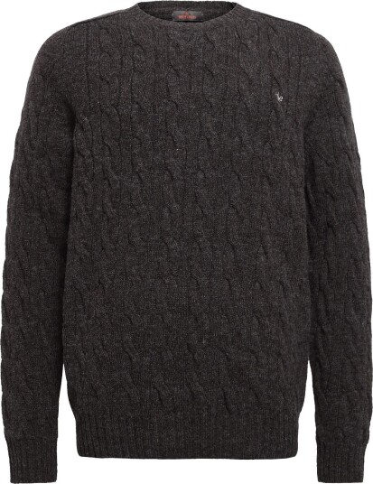 Morris Archard Cable Sweater BROWN XS