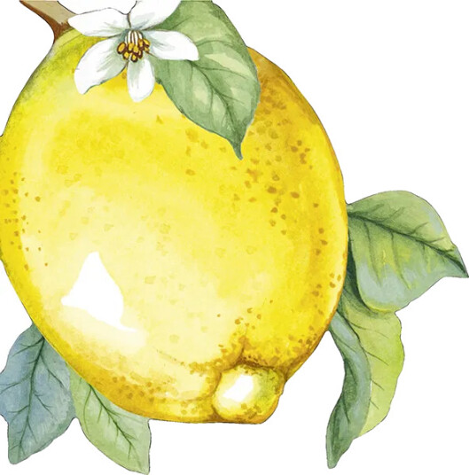 Lemon figur serviett