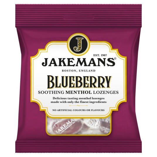 Jakemans Halspastiller Blåbær 73 gr.