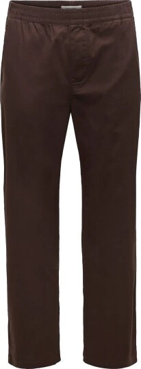 ONLY & SONS Onsfade Loose Slub 0571 Pants Vd Brown XL