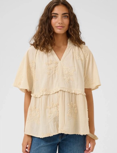 Culture Cujalia Blouse Beige XS Culture Cujalia Blouse Beige XS