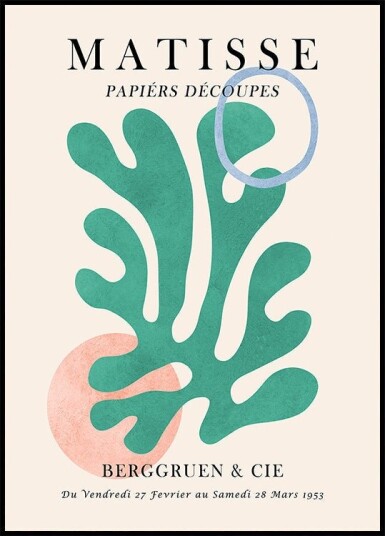 Matisse floral poster 6 Plakat / 50x70cm