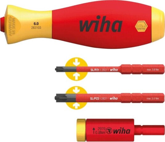 Wiha Momentadapter Med Slimbits Slimvario 4 Deler