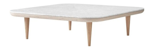 &Tradition Fly SC11 Salongbord Hvit eik/Bianco Carrara