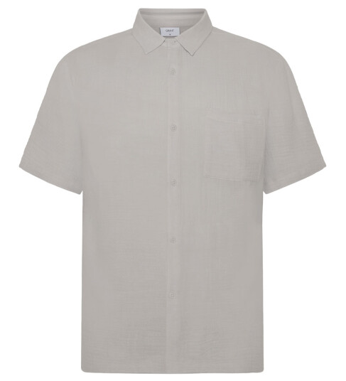 Grunt Skjorte Muslin GrOla Kit 16 år 176 Skjorte K/E Beige
