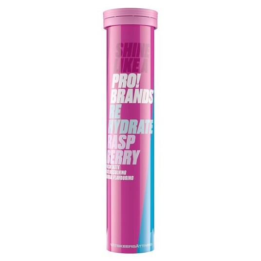 Pro!Brands Rehydrate Effervescent 20 tabs x 12 stk Raspberry