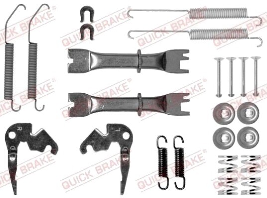 Tilbehørsett bremsesko QUICK BRAKE 105 0033S