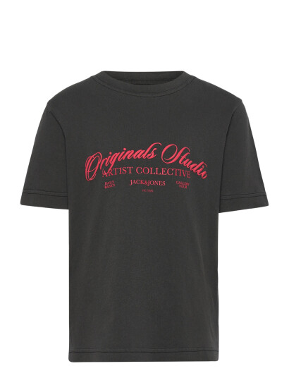 Jack & Jones Jorinwood Wash Tee Ss Crew Neck Jnr Black 128