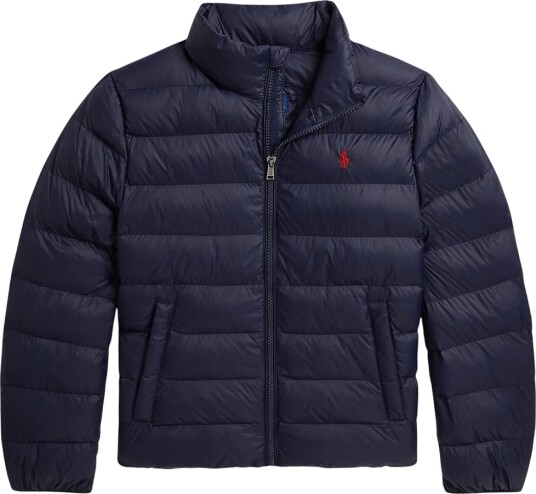 Ralph Lauren Kids The Colden Packable Quilted Jacket Navy 132 137