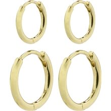 Pilgrim 61221-2003 ARIELLA Huggie Hoop Earrings 2 In 1 Set 1 set