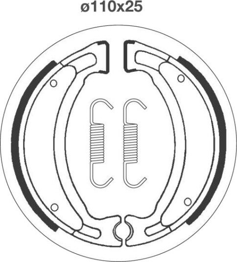 Bremsesko sett sbs 2028