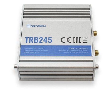 Teltonika TRB245 LTE Router med 100Mb LAN og RS-232/RS-485 Grå