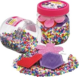 Hama Midi Perler I Boks 4000 – Blomst Hjerte Sekskant, Hama