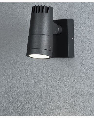Konstsmide Andria Vegglampe High Power LED 8W grå Justerbart lysbild. 7861-370 Konstsmide Andria Vegglampe High Power LED 8W grå Justerbart lysbild. 7861-370