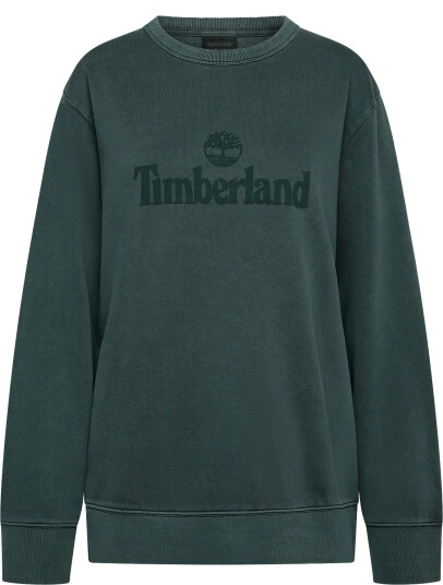 Timberland Gd Lb Print Crew Sweatshirt   Green   L