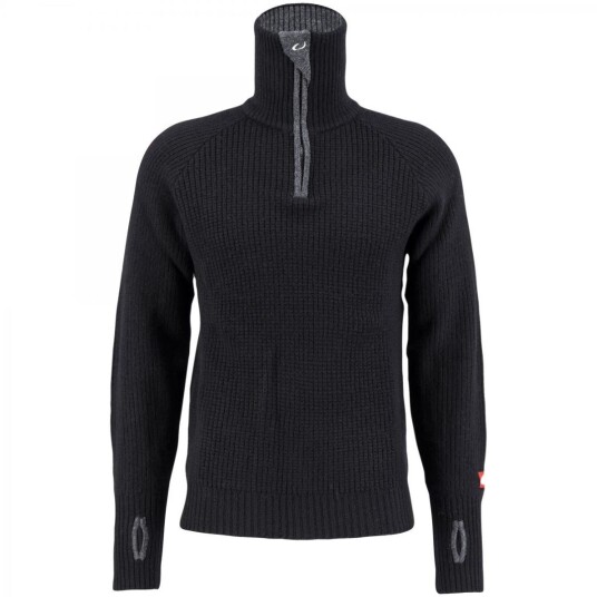 Ulvang Unisex Rav Sweater With Zip S , Black/Charcoal Melange Ulvang Unisex Rav Sweater With Zip S , Black/Charcoal Melange