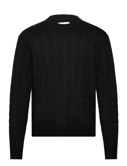 Abercrombie & Fitch Sep5 Versatile Stitchy Crew Black XS Abercrombie & Fitch Sep5 Versatile Stitchy Crew Black XS