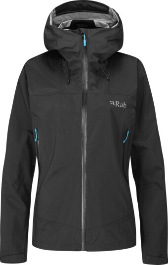 Rab Women's Downpour Plus 2.0 Jacket M, Black