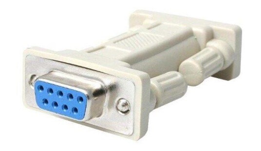 StarTech DB9 Null Modem Adapter Hunn-Hunn Hvit