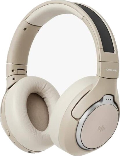Soundliving Solar Over Ear Hodetelefoner Beige Soundliving Solar Over Ear Hodetelefoner Beige