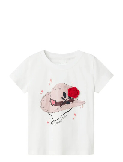 Name It Nmfkitty Ss Top Box White 92