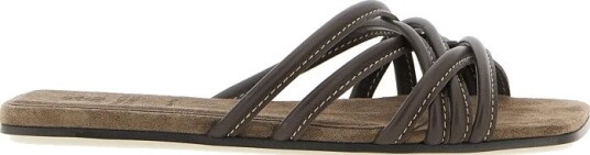Brunello Cucinelli, Dame, Sko, Brun, 38 EU,