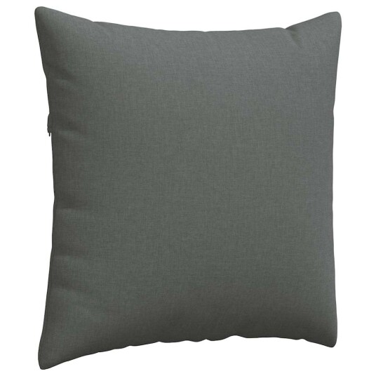 Sofaputer 2 pcs Mørkegrå 60 x 60 cm stoff