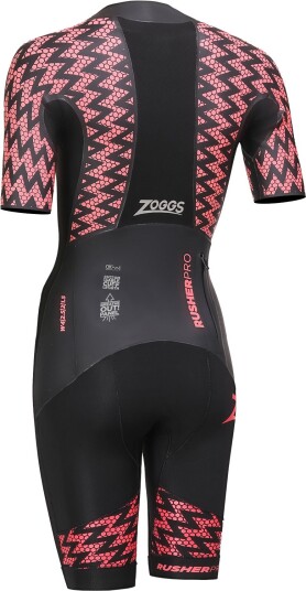 Zoggs Rusher Pro Shorty W Dame Svart XL | Våtdrakt