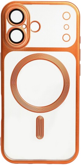 Trolsk Mobildeksel Transparent (iPhone 17) Oransje