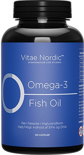 Vitae Nordic Omega 3 Fiskeolje 120 Kapslar Vitae Nordic Omega 3 Fiskeolje 120 Kapslar