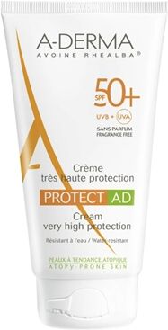 A-Derma Protect Kids Solkrem SPF50 250ml - Vannbestandig og Dermatologisk Testet A-Derma Protect Kids Solkrem SPF50 250ml - Vannbestandig og Dermatologisk Testet