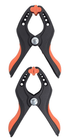 Boxer Limklemme 80 mm 2-pakning med TPR-grep Boxer Limklemme 80 mm 2-pakning med TPR-grep