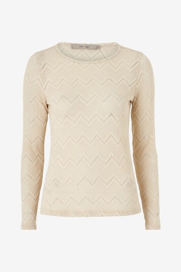 Costamani - Topp Zig Zag Blouse - Beige Costamani - Topp Zig Zag Blouse - Beige