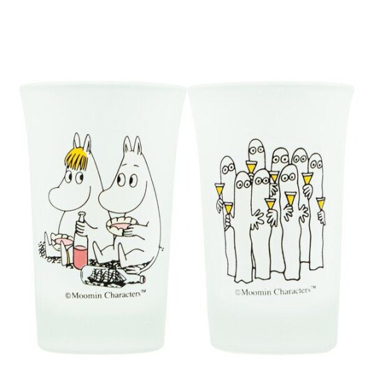 Muurla Mummi drammeglass 5 cl 2 stk hattifnatt/mummitrollet Muurla Mummi drammeglass 5 cl 2 stk hattifnatt/mummitrollet