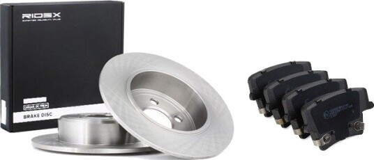 Bremseskiver og klosser RIDEX 3405B0386 Bremseskiver og klosser RIDEX 3405B0386