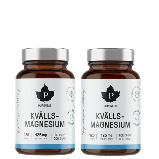 2 x Kveldsmagnesium 120 kapsler 2 x Kveldsmagnesium 120 kapsler