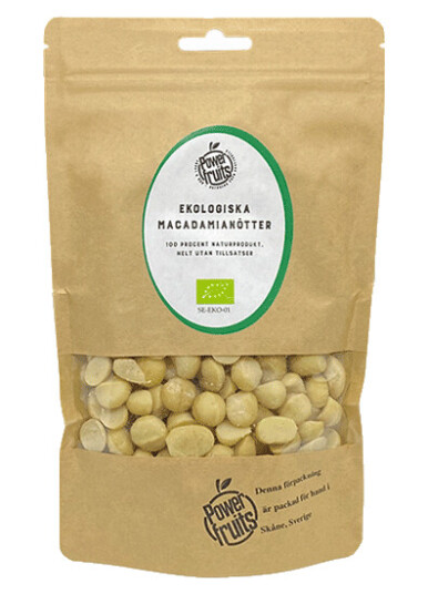 Raw Macadamianøtter Raw, 100 gram Raw Macadamianøtter Raw, 100 gram