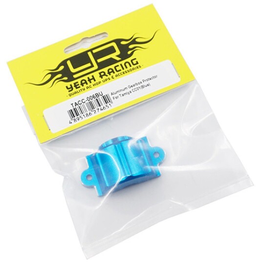 Yeah Racing TACC-006BU Aluminum Gearbox Protector For Tamiya CC0