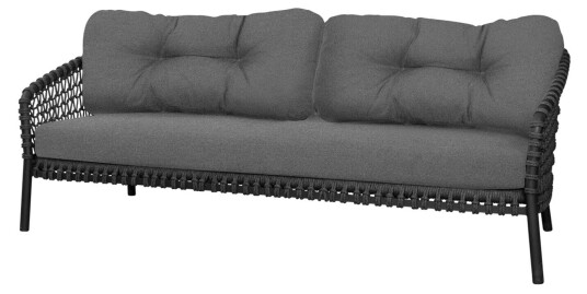 Cane-line Ocean puteset Grey For 3-seters sofa Grå